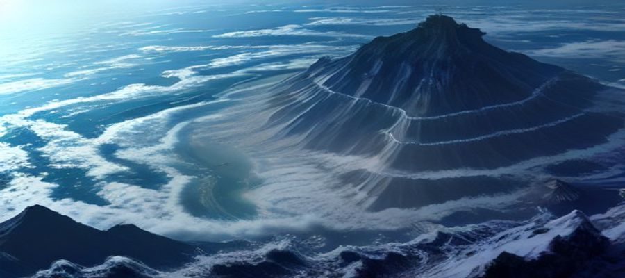 极乐门游戏世界地图全览图，展示内门、外门、秘境三大区域的地理分布，古典水墨风格配色，地图标注清晰